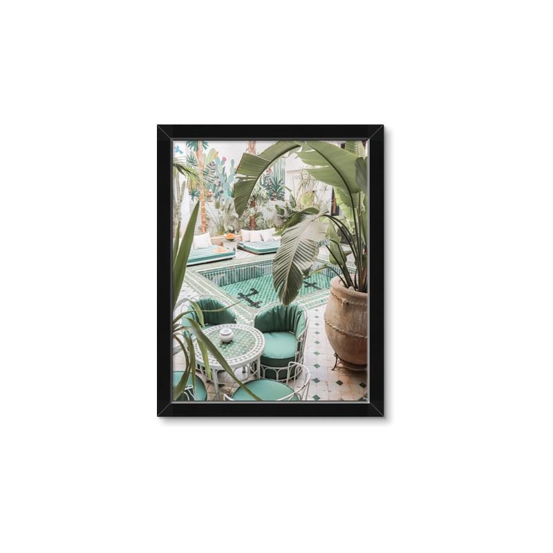 Picture of Green Hotel Oasis _GroupedProduct_Rectangle_Portrait_Photography _GroupedProduct_Rectangle_Portrait_Framed_Matted_
