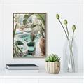 Picture of Green Hotel Oasis _GroupedProduct_Rectangle_Portrait_Photography _GroupedProduct_Rectangle_Portrait_Canvas_Framed_