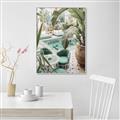 Picture of Green Hotel Oasis _GroupedProduct_Rectangle_Portrait_Photography _GroupedProduct_Rectangle_Portrait_Canvas_Framed_