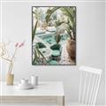 Picture of Green Hotel Oasis _GroupedProduct_Rectangle_Portrait_Photography _GroupedProduct_Rectangle_Portrait_Canvas_Framed_