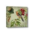 Picture of Tangerine Vintage Bird _GroupedProduct_Square_Canvas_