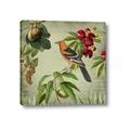 Picture of Tangerine Vintage Bird _GroupedProduct_Square_Canvas_