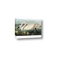 Picture of Vintage Floating White Swan _GroupedProduct_Rectangle_Landscape_Canvas_