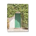 Picture of Green Door with Lush Leaves _GroupedProduct_Rectangle_Portrait_Photography _GroupedProduct_Rectangle_Portrait_Canvas_