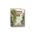 Picture of Pastel Green Door in Spring _GroupedProduct_Rectangle_Portrait_Photography _GroupedProduct_Rectangle_Portrait_Canvas_