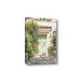 Picture of Pastel Green Door in Spring _GroupedProduct_Rectangle_Portrait_Photography _GroupedProduct_Rectangle_Portrait_Canvas_