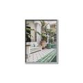 Picture of Green Hotel Pool _GroupedProduct_Rectangle_Portrait_Photography _GroupedProduct_Rectangle_Portrait_Canvas_Framed_