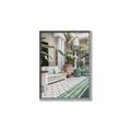 Picture of Green Hotel Pool _GroupedProduct_Rectangle_Portrait_Photography _GroupedProduct_Rectangle_Portrait_Canvas_Framed_
