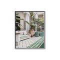 Picture of Green Hotel Pool _GroupedProduct_Rectangle_Portrait_Photography _GroupedProduct_Rectangle_Portrait_Canvas_Framed_