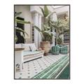 Picture of Green Hotel Pool _GroupedProduct_Rectangle_Portrait_Photography _GroupedProduct_Rectangle_Portrait_Canvas_Framed_