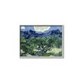 Picture of Vincent Van Gogh's Olive Trees With the Alpilles (1889) _GroupedProduct_Rectangle_Landscape_Canvas_Framed_