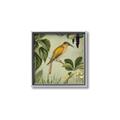 Picture of Yellow Nostalgic Tropical Birds _GroupedProduct_Square_Canvas_Framed_