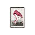 Picture of Vintage Pink Flamingo _GroupedProduct_Rectangle_Portrait_Canvas_Framed_