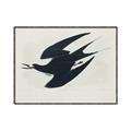 Picture of Vintage Black Sooty Tern _GroupedProduct_Rectangle_Landscape_Canvas_Framed_