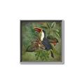 Picture of Tropical Paradise Toucan Bird _GroupedProduct_Square_Canvas_Framed_