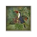 Picture of Tropical Paradise Toucan Bird _GroupedProduct_Square_Canvas_Framed_