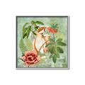 Picture of Tropical Paradise Cockatoos Bird _GroupedProduct_Square_Canvas_Framed_