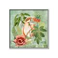 Picture of Tropical Paradise Cockatoos Bird _GroupedProduct_Square_Canvas_Framed_