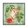 Picture of Tropical Paradise Cockatoos Bird _GroupedProduct_Square_Canvas_Framed_