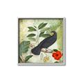 Picture of Tropical Paradise Birds Garden _GroupedProduct_Square_Canvas_Framed_