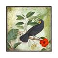 Picture of Tropical Paradise Birds Garden _GroupedProduct_Square_Canvas_Framed_