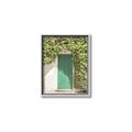 Picture of Green Door with Lush Leaves _GroupedProduct_Rectangle_Portrait_Photography _GroupedProduct_Rectangle_Portrait_Canvas_Framed_
