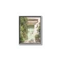 Picture of Pastel Green Door in Spring _GroupedProduct_Rectangle_Portrait_Photography _GroupedProduct_Rectangle_Portrait_Canvas_Framed_