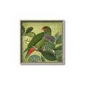 Picture of Vintage Tropical Birds II _GroupedProduct_Square_Canvas_Framed_