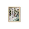 Picture of Green Hotel Pool _GroupedProduct_Rectangle_Portrait_Photography _GroupedProduct_Rectangle_Portrait_Framed_Matted_