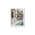 Picture of Green Hotel Pool _GroupedProduct_Rectangle_Portrait_Photography _GroupedProduct_Rectangle_Portrait_Framed_Matted_