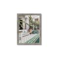 Picture of Green Hotel Pool _GroupedProduct_Rectangle_Portrait_Photography _GroupedProduct_Rectangle_Portrait_Framed_Matted_
