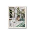 Picture of Green Hotel Pool _GroupedProduct_Rectangle_Portrait_Photography _GroupedProduct_Rectangle_Portrait_Framed_Matted_
