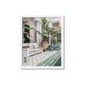 Picture of Green Hotel Pool _GroupedProduct_Rectangle_Portrait_Photography _GroupedProduct_Rectangle_Portrait_Framed_Matted_