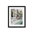 Picture of Green Hotel Pool _GroupedProduct_Rectangle_Portrait_Photography _GroupedProduct_Rectangle_Portrait_Framed_Matted_