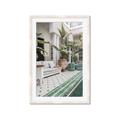 Picture of Green Hotel Pool _GroupedProduct_Rectangle_Portrait_Photography _GroupedProduct_Rectangle_Portrait_Framed_Matted_