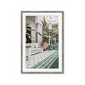 Picture of Green Hotel Pool _GroupedProduct_Rectangle_Portrait_Photography _GroupedProduct_Rectangle_Portrait_Framed_Matted_