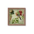 Picture of Tangerine Vintage Bird _GroupedProduct_Square_Framed_Matted_