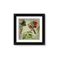 Picture of Tangerine Vintage Bird _GroupedProduct_Square_Framed_Matted_