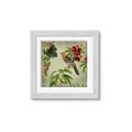 Picture of Tangerine Vintage Bird _GroupedProduct_Square_Framed_Matted_
