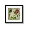 Picture of Tangerine Vintage Bird _GroupedProduct_Square_Framed_Matted_
