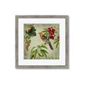 Picture of Tangerine Vintage Bird _GroupedProduct_Square_Framed_Matted_