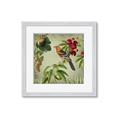 Picture of Tangerine Vintage Bird _GroupedProduct_Square_Framed_Matted_