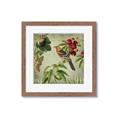 Picture of Tangerine Vintage Bird _GroupedProduct_Square_Framed_Matted_