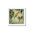 Picture of Yellow Nostalgic Tropical Birds _GroupedProduct_Square_Framed_Matted_