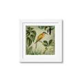 Picture of Yellow Nostalgic Tropical Birds _GroupedProduct_Square_Framed_Matted_
