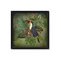 Picture of Tropical Paradise Toucan Bird _GroupedProduct_Square_Framed_Matted_