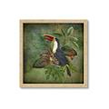 Picture of Tropical Paradise Toucan Bird _GroupedProduct_Square_Framed_Matted_
