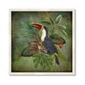 Picture of Tropical Paradise Toucan Bird _GroupedProduct_Square_Framed_Matted_