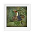 Picture of Tropical Paradise Toucan Bird _GroupedProduct_Square_Framed_Matted_