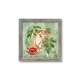Picture of Tropical Paradise Cockatoos Bird _GroupedProduct_Square_Framed_Matted_
